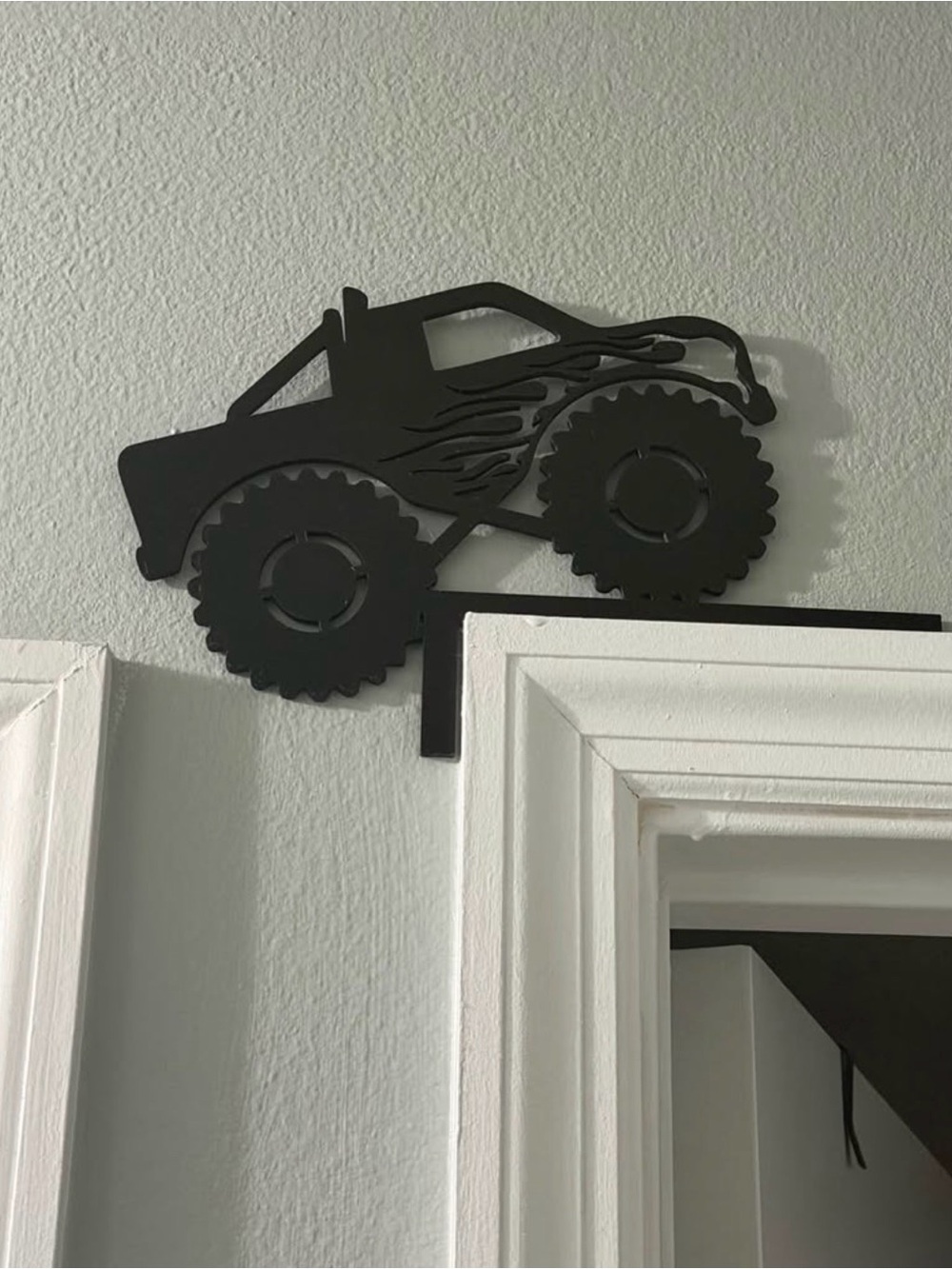 Monster Truck Wall Frame Decor - Any color - Message for options